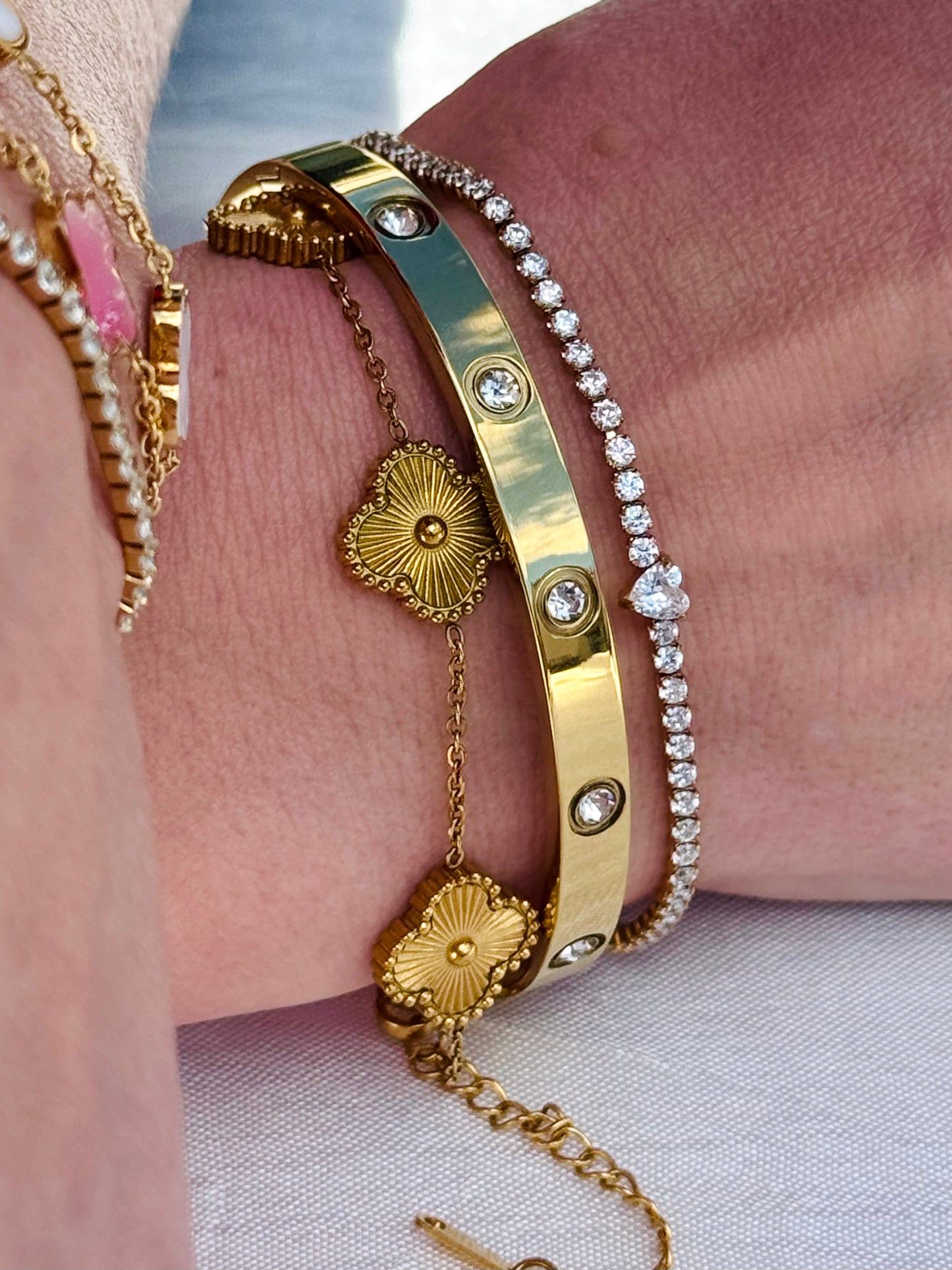 Liebe Tennis Armband