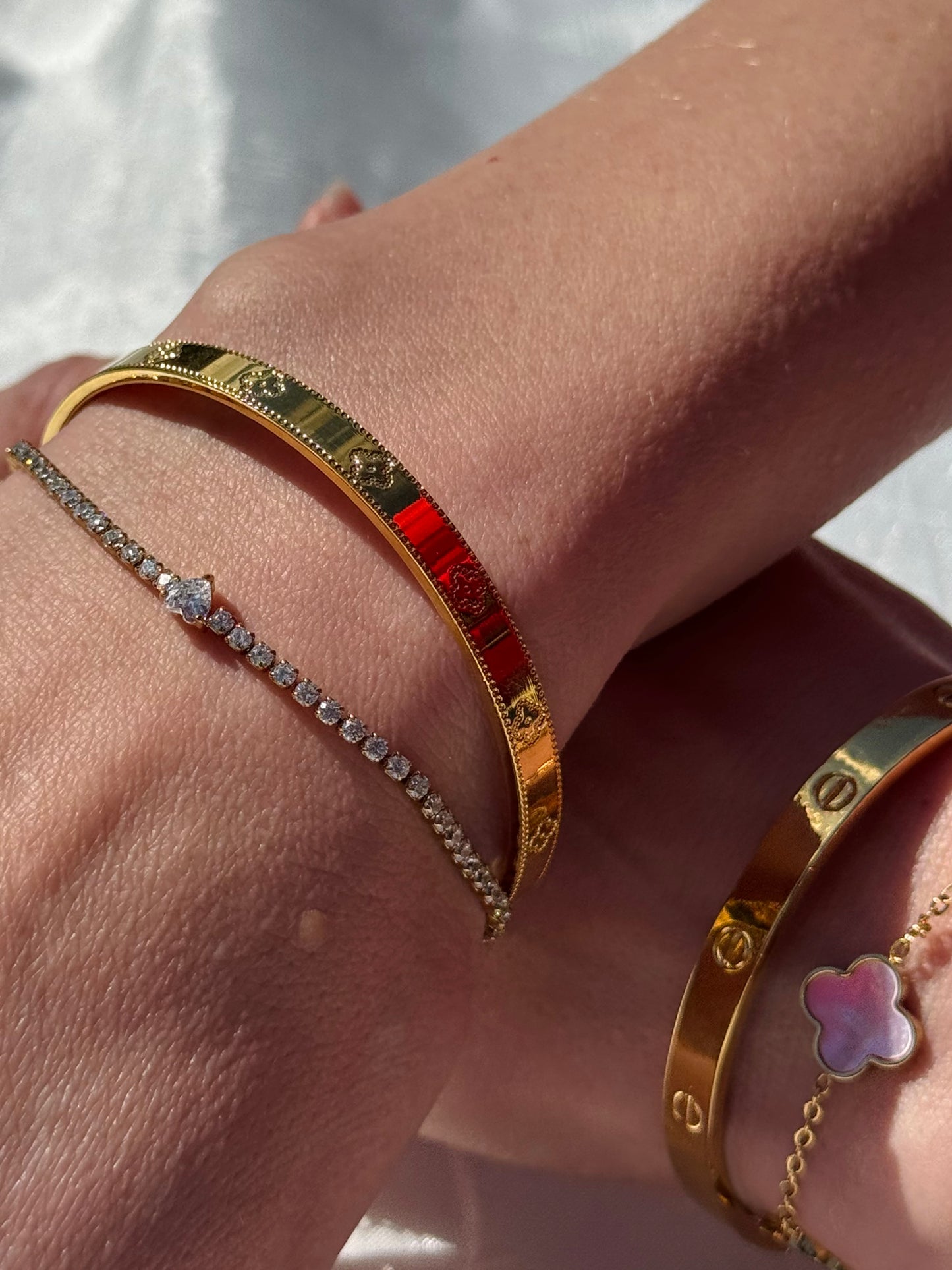 Liebe Tennis Armband